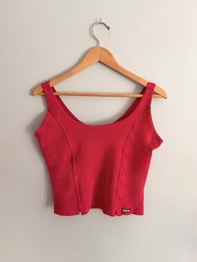 Vintage Dark Pink Boca Women's Scoop Neck Tank Top